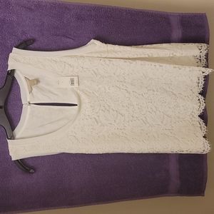 Banana Republic Lace Tank Blouse